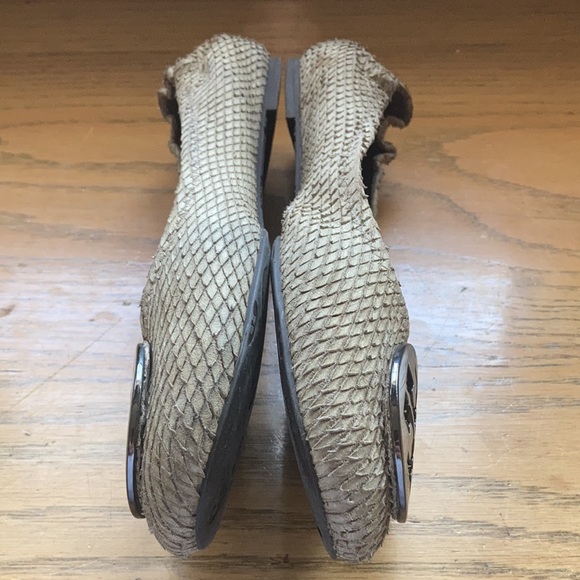 Tory Burch Reva snakeskin flats - Picture 3 of 6